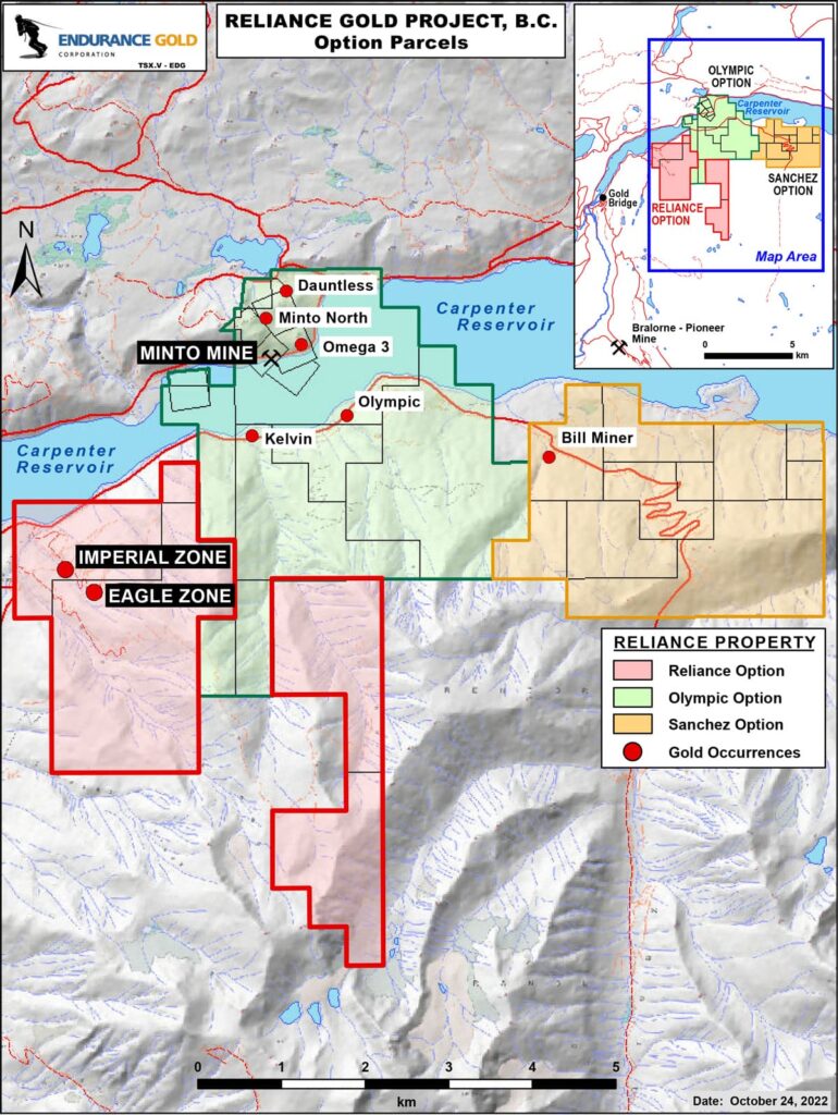 Endurance Increases The Size of The Reliance Gold Project, B.C. – MiningIR