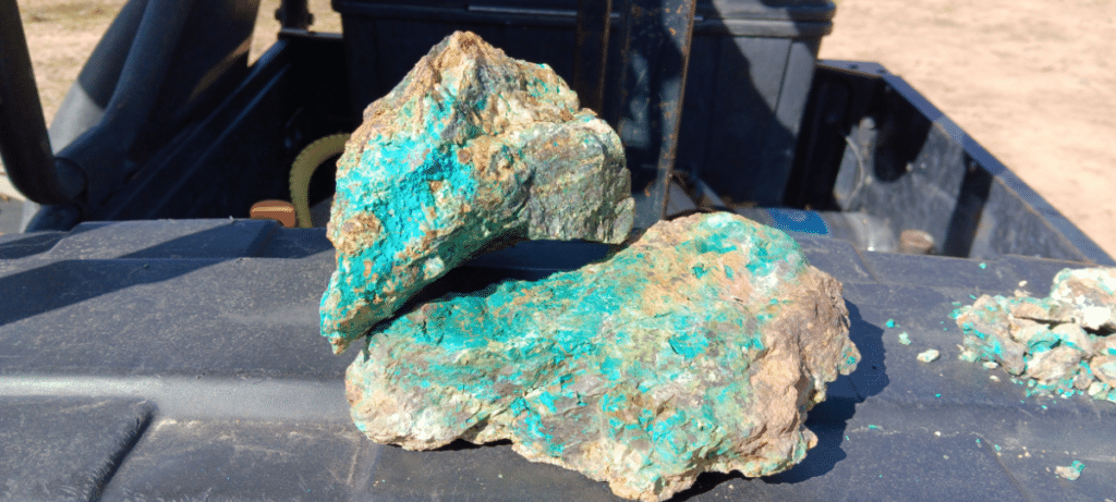 Wildhorse Project is a grassroots stage discovery of polymetallic mineralization associated with the margins of a felsic, porphyritic intrusion of probable Tertiary age.