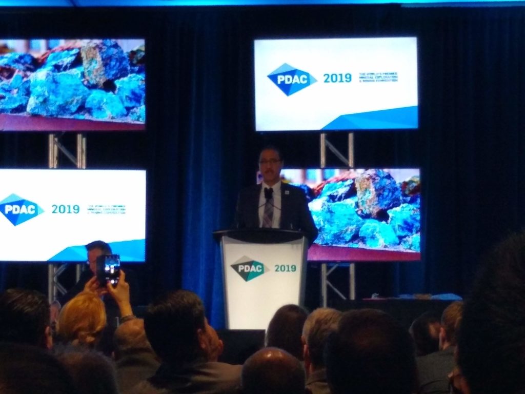 Amarjeet Sohi, The Canadian Minister of Natural Resources, PDAC 2019